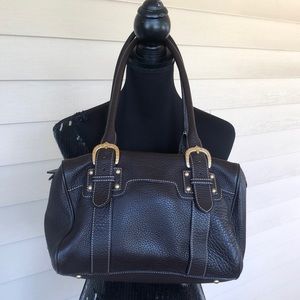 Vintage Dooney & Bourke Chocolate Leather Purse